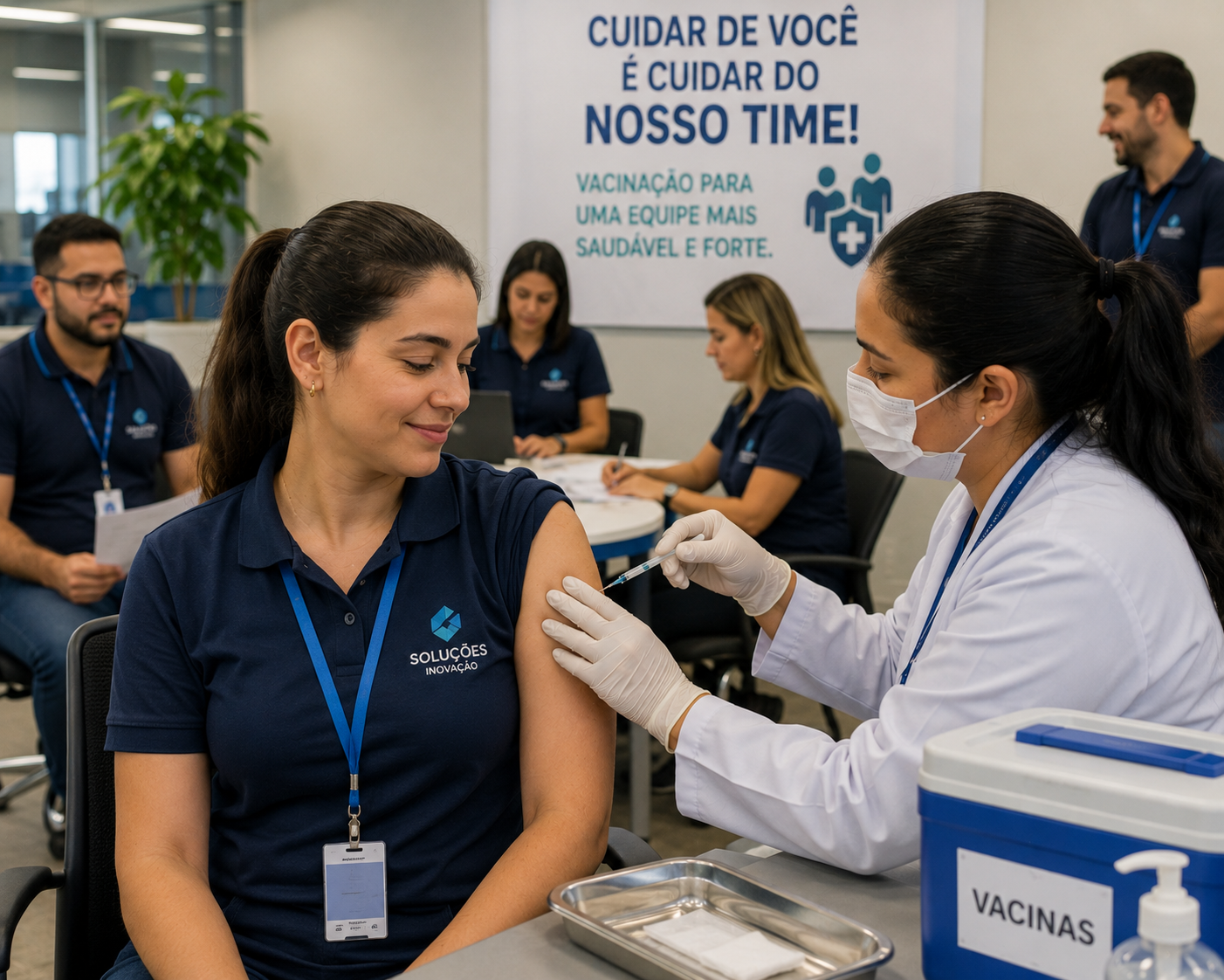 Vacinação para empresas e equipes