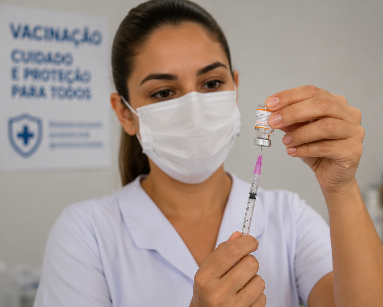 Vacinação com conforto, segurança e praticidade: